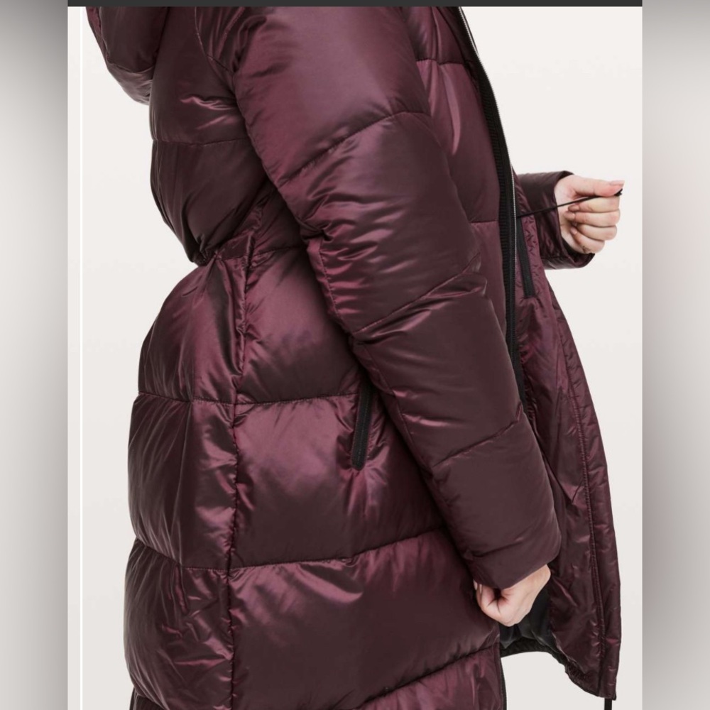 NWOT Lululemon Cloudscape Long Jacket Dark Adobe - Picture 2 of 15